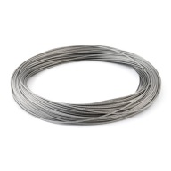 Oceľové lano, NEREZOVÝ INOX, kyselinovzdorné, 7x7, 1 mm - 1 m