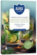 BISPOL Aura 4H voňavé ohrievače BYLINKOVÁ LIMONÁDA 6 ks.