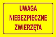 č.50 POZOR TABUĽKA NEBEZPEČNÝCH ZVIERAT