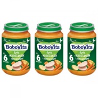 Bobovita Tekvica s kuracím mäsom a zemiakmi 3x190g