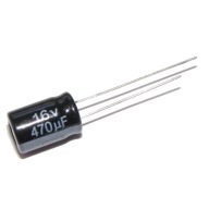 Elektrolytový kondenzátor 470uF 16V 8x12mm x20