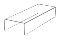 STOJAN STOJAN DISPLEJ PLEXI LEVEL (plexisklo) 40/5 cm
