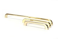 Nábytková úchytka zábradlia PIONAT27 160 mm, zlatý lesk