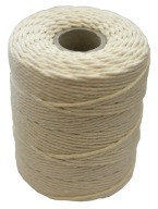 Bavlnené nite BIELE, veľká cievka, 250g
