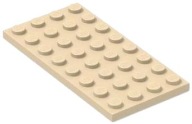LEGO 4X8 BÉŽOVÁ PIESKOVÁ DLAŽBA ČÍSLO 3035
