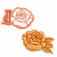 PREMIUM VALENTÍNSKA vykrajovačka ROSE Leaves Valentine's Day