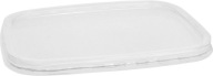 Obdĺžnikové veko na PP nádobu 700ml 142x105 50ks