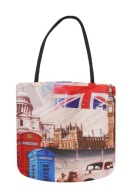3D nákupná taška veľká 45x42 LONDON CITY SERIES