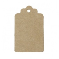 Papierové štítky na šperky 50 x 30 mm 5 ks