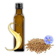 Ľanový olej 250 ml, za studena lisovaný z hnedého ľanu