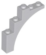 LEGO 2339 14395 LUKA 1x5x4 svetlosivá NOVINKA (2g)