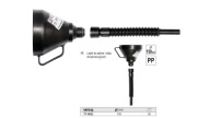 2-KUSOVÝ FUEL FUNNER 150MM YATO