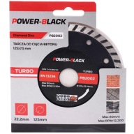 TURBO DIAMANTOVÝ KOTÚČ DO BETÓNOVEJ KOCKY 125 7,5MM