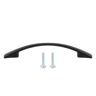 MAT ČIERNA KĽÚČKA NÁBYTKU LOFT MODERNÁ - 96 MM