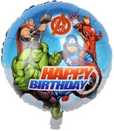 AVENGERS HULK SPIDERMAN FÓLIOVÝ BALÓN 45cm A16