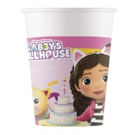 GABBY'S DOLLHOUSE papierové hrnčeky 200ml 8 ks.