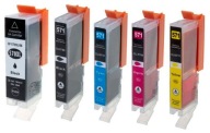 5x ATRAMENTY PRE PGI570XL CLI571XL MG5750 MG6850 MG7750