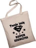 NÁKUPNÁ TAŠKA DARČEK KU DŇU ŽIEN PRIATEĽKY S MENOM 9506