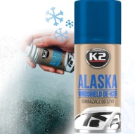K2 ALASKA ROZMrazovač okien na autosklá, rozpúšťa ľad a námrazu, 150ml