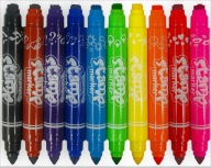 COLORINO fixky, fixky, školské fixky, 10 farieb, OBOJSTRANNÉ PEČIATKY