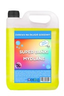 Tekutina na mydlové bubliny, veľké a malé litre, 5L