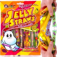 Ovocné želé v tube TikTok ŽELÉ SLAMKY 300g ABC FUNNY HIPPO