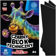 TECHNICKÝ BLOK ČIERNA ASTRA A4 10 listov 170g ŠKOL.