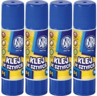 4x Astra školské lepidlo Super Strong Colorless 8g 3+ Astra