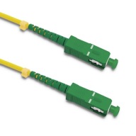 Optický patch kábel Qoltec SC/APC - SC/APC SM 9/125 G652D Simplex 5m