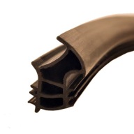 Univerzálne oceľové tesnenie dverí RUSTIC BROWN S-7234 1m
