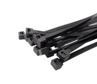 VEĽMI PEVNÉ KABELOVÉ VIAZAČKY ČIERNE KABELOVÉ VIAZAČKY 4x250mm 100KS