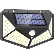 SOLÁRNA LAMPA 100LED SO SNÍMAČOM POHYBU A SÚMRAK HALOGÉN