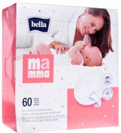 LAKTAČNÉ VLOŽKY BELLA MAMMA S LEPIDLOM 60 KS