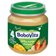 Dezert Jablká, banány a mango Bobovita 125g