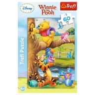PUZZLE 60 PUZZLE MACKO PÚ TIGER DISNEY 4+ KOCKY