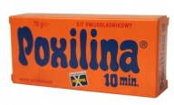 Poxilina, lepidlo, tmel, tmel 70g/38ml.