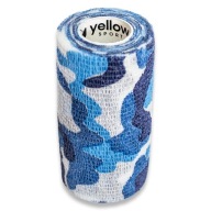 Samolepiaca stabilizačná súdržná bandáž YellowBAND 10cm camo modrá