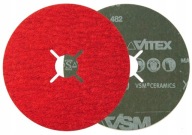 Vláknový kotúč VSM na nehrdzavejúcu oceľ a kovy XF870 P80 Ceramic