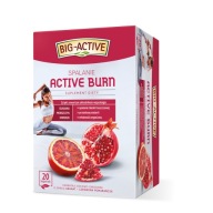 BIG ACTIVE bylinkovo-ovocný čaj ACTIVE BURN pálenie 20 OBÁLOK