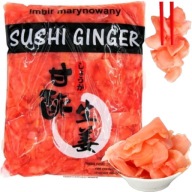 Nakladaný zázvor 1kg ružový na sushi 1000g