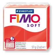 MODELINA FIMO SOFT farba -24 indická červená