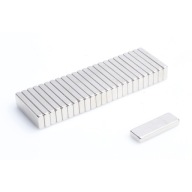 Neodymový tanierový magnet MPŁ 15x5x2 N38, sada 10 kusov
