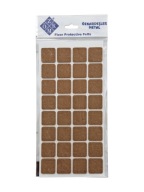 Plstené podložky na stoličky 2,5x2,5cm 32 ks