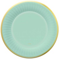 MINT kruhové CLASSIC papierové taniere x6