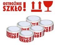 BEZPEČNOSTNÁ BALiaca PÁSKA POZOR SKLO 6 KS