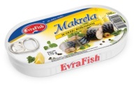 Konzervovaná makrela v repkovom oleji EvraFish 170g