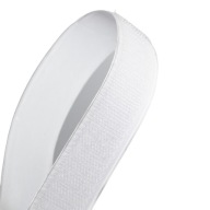 Háčik na suchý zips 20mm/25mb biely