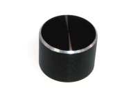 TLAČIDLO ČIERNE ALU 9,9 X 7,2 MONTÁŽ 3 X 2 MM