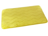 Kúpeľňový koberček Sumba Runner Antislip Olive Waves 45x75 cm