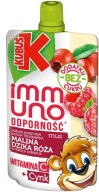 KUBUŚ Immuno Fruit Mousse Malina Divoká ruža 100 g